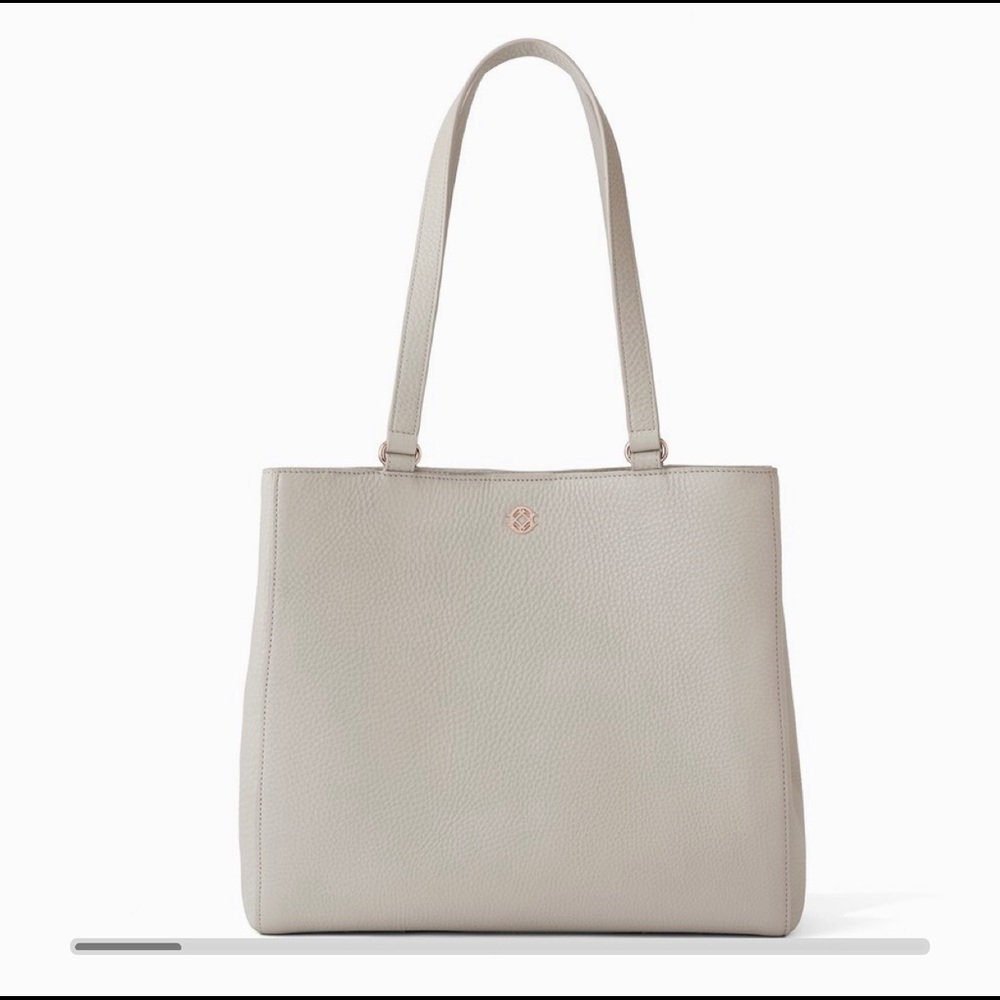 EUC Dagne Dover Allyn Tote Medium Bone Leather